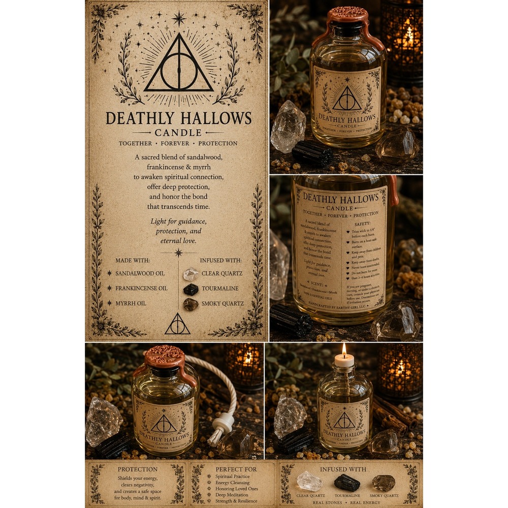 Deathly‎ Hallows Oil Candle
